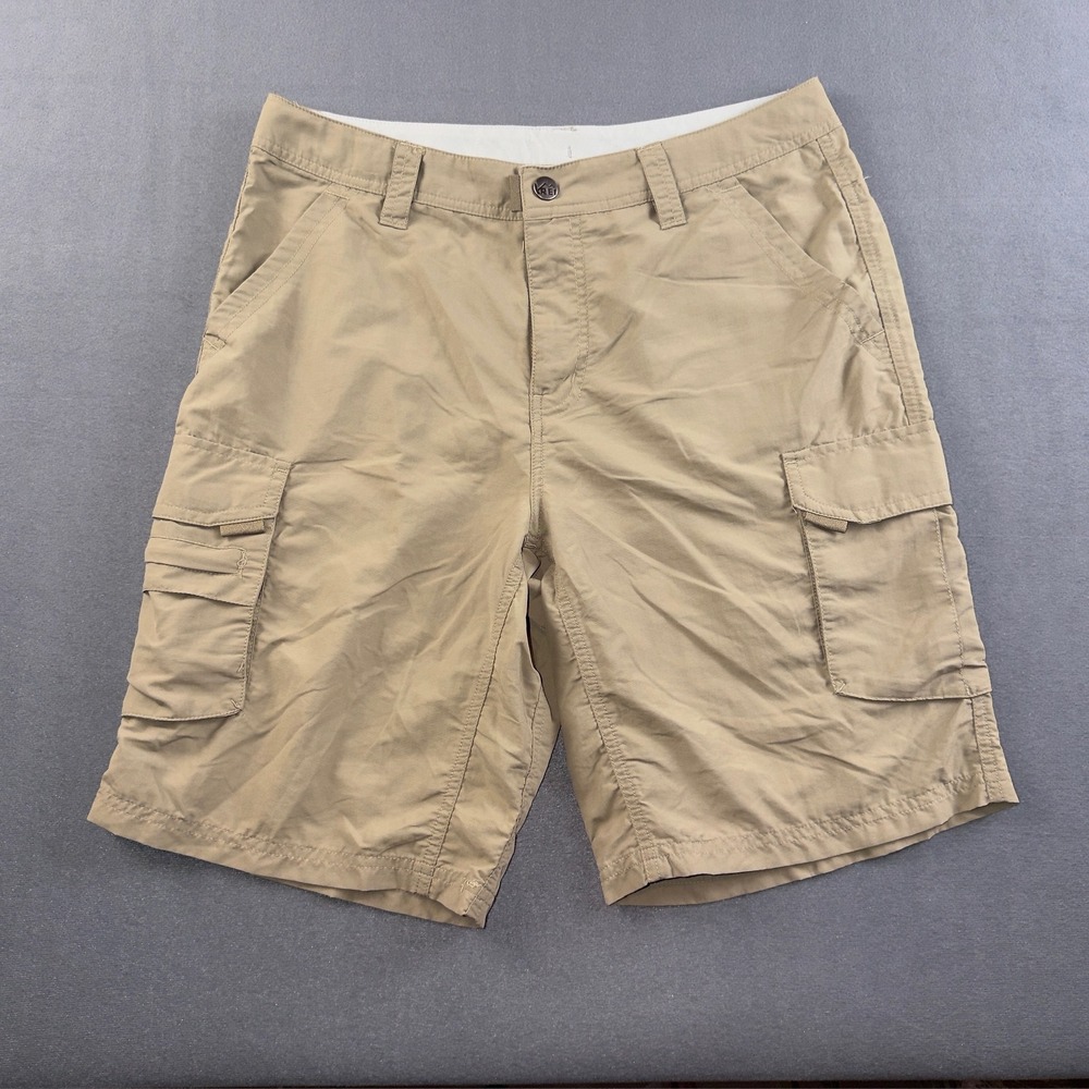 REI Sahara Cargo Shorts Womens 6 Tan Hiking Outdoor Lightweight‎ Nylon Utility